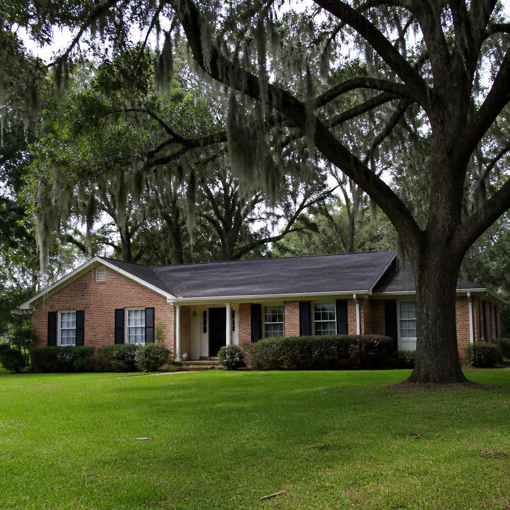 Typical Delaware home with architectural asphalt shingles